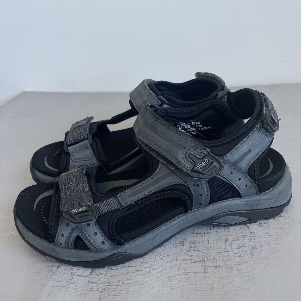 ABEO Cayucos Men's Sandals Size 8 N  B.I.O. System Adjustable Sport Comfort Open